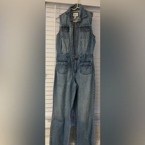 Women|Forever 21 Jean No Stretch Jumpsuit